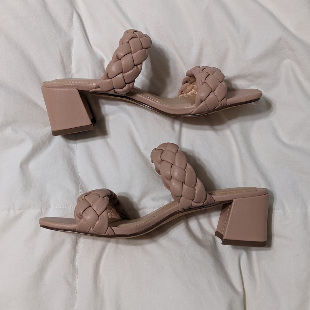Cushionaire Onyx Nude Heeled Sandals